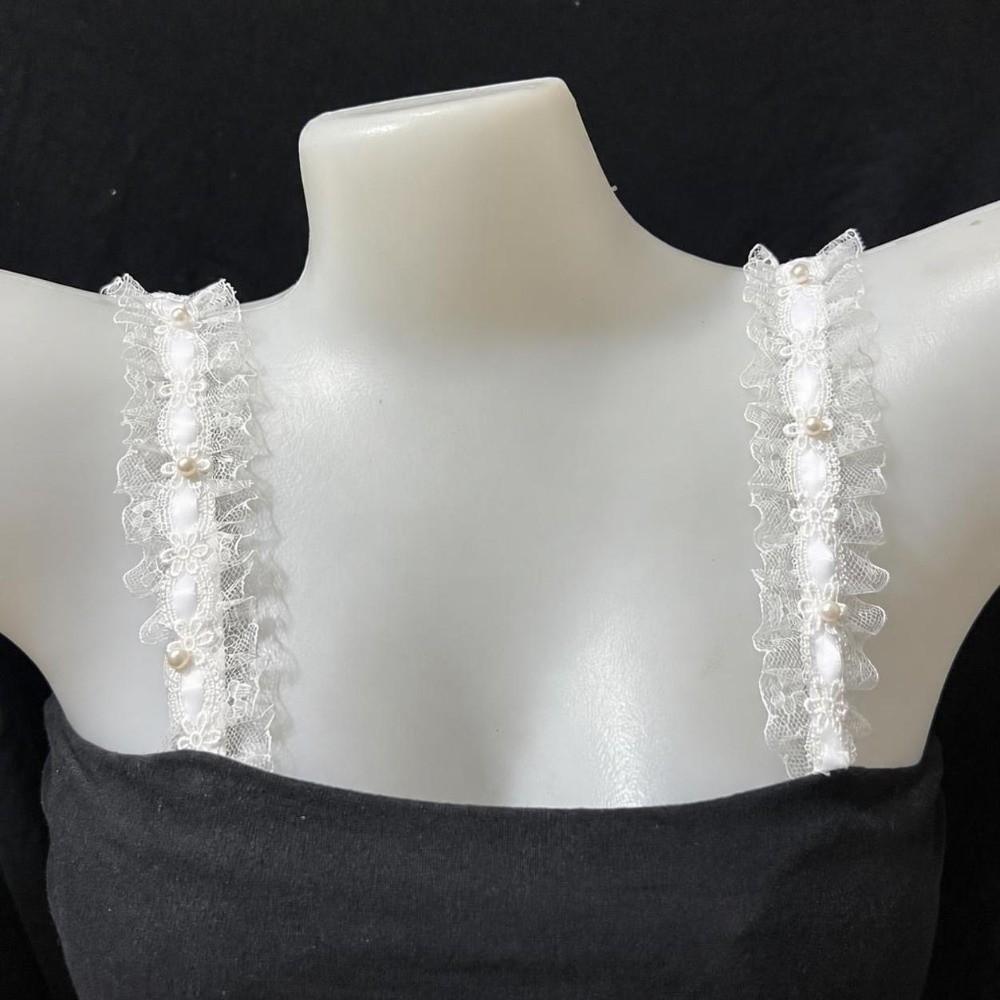 Adjustable Lace Bra Straps Sweet Flowers Lace Lingerie Strap Fashion Shoulder Straps Dress