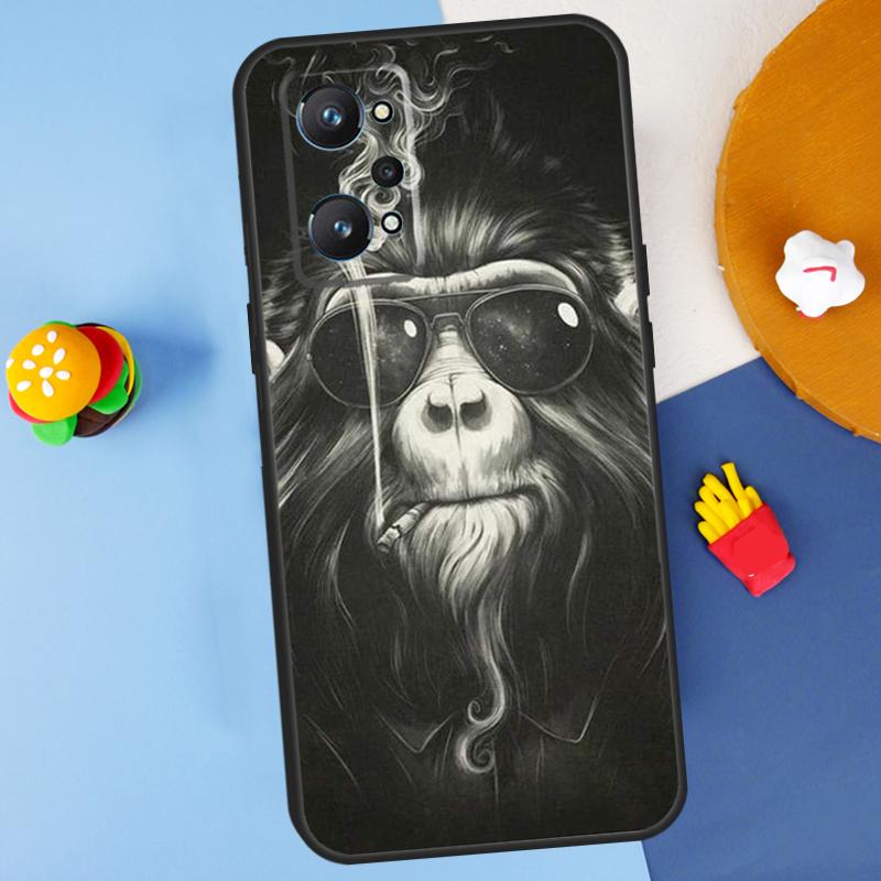 Cartoon Monkey For Realme GT7 Pro GT 6T 6 5 C67 C61 C55 C53 C51 C21Y C25S C75 10 11 12 13 14 Pro Plus Case