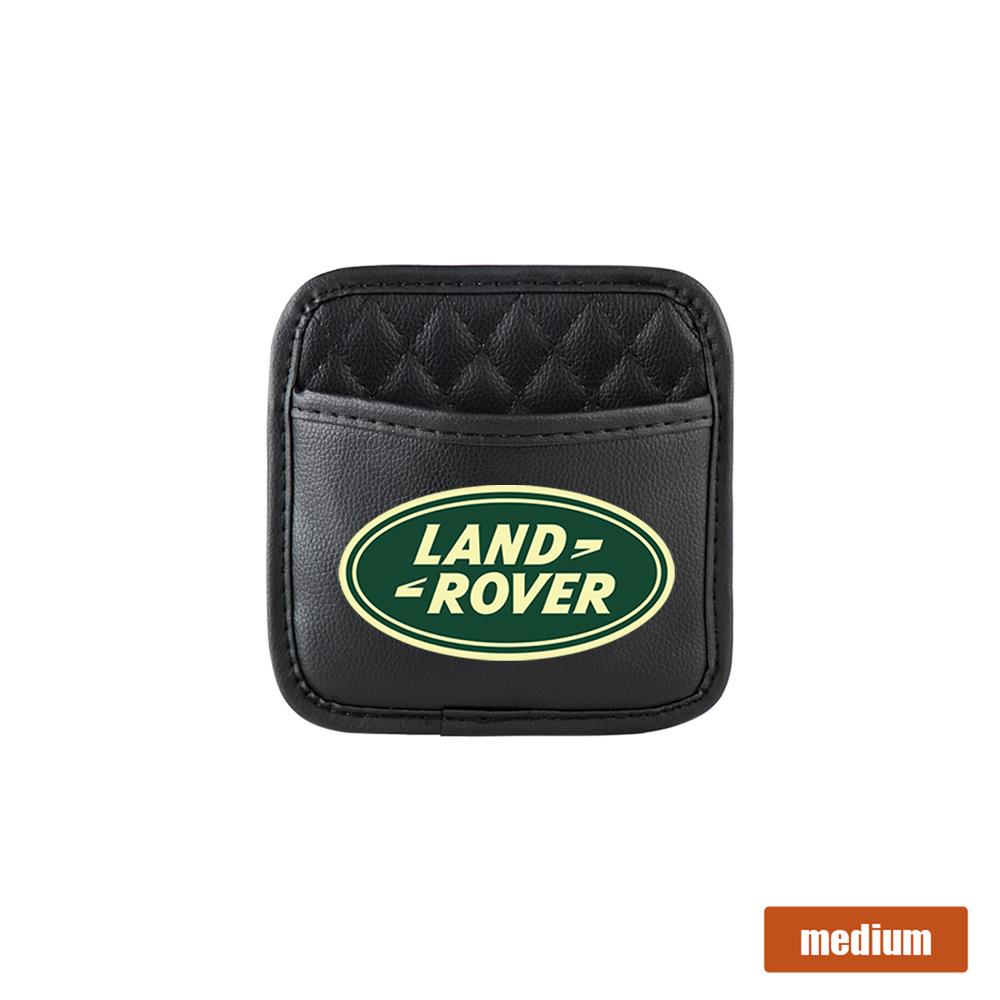 Leather Car Storage Pocket Seat Back/Door/Center Console Organizer for Land Rover Discovery Freelander 3 SVR L320 L330 Evoque Defender Range Rover