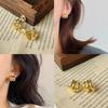 Metal Irregular Ear Clips, No Ear Piercings, Niche Unique Design, Cold Wind Earrings, Fashionable Commuter, Small Earrings, Women