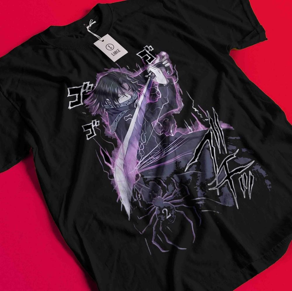 

Feitan T-shirt Hypland Hunter X Hunter Girt Portor Graphic Anime Shirt All Size BB271 2XL