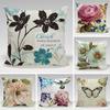 Home Decor Floral Patterns: Cherish Every Moment Pillow Covers Pattern Cushion Cover Suitable for Sofa Bedroom Car Pillow Cover