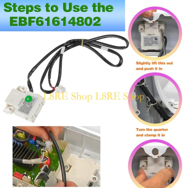 L8RE EBF61674802 Washer Lid Switches Replacement Lid Switches Assembly Washing Machine Door Switches Replacement Part Enduring
