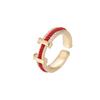 Chinese Christmas Red String Open Ring - Minimalist Advanced Sense Benmingnian Index Finger Band