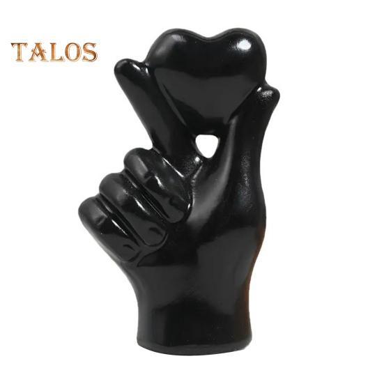 Liebe Herz Geste Figurine Hält Herz Hand Harz Statue Skulptur Hause Büro Hochzeit Party Desktop Dekoration Ornament