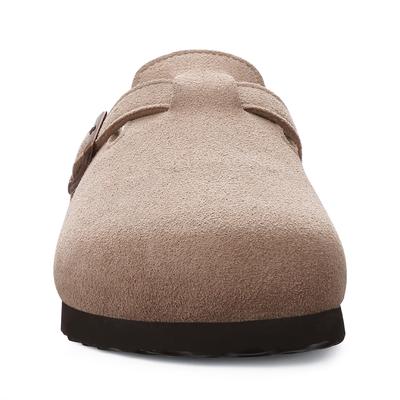 Fashion Crestar Mules Cork Clogs Slippers for Women Fashion High Quality Muller Shoes With Arch Support Soft Footbed Suede Beach Slides