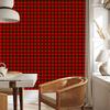 Red Checkered Wallpaper Burgundy, Red and Black 50x1000