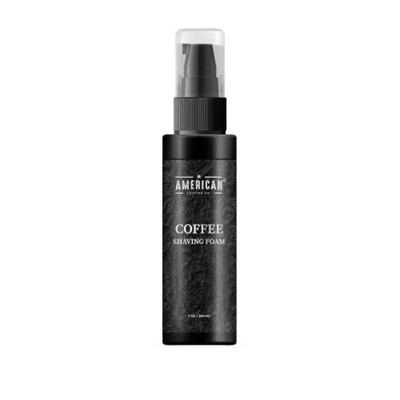 American Shaving Co Coffee Infused Shaving Foam Soft, Comfortable, Non-irritating Cream, 1 X