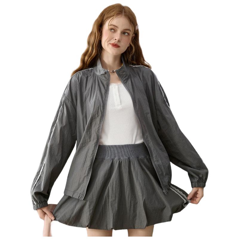 TonLion Women s 2026 Summer Jacket and Skirt Set L