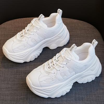 Daddy Shoes for Women In Spring and Autumn Are Versatile, and Small White Shoes Are Thick-soled Casual and Sporty