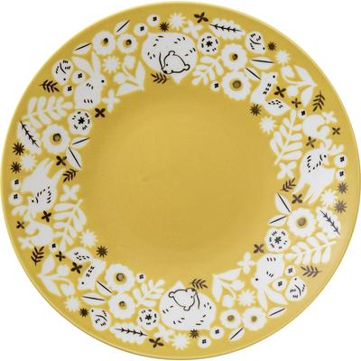 Πιάτο Minoru Pottery Mino Ware KUKKA 220 σε κίτρινο φουντούκι