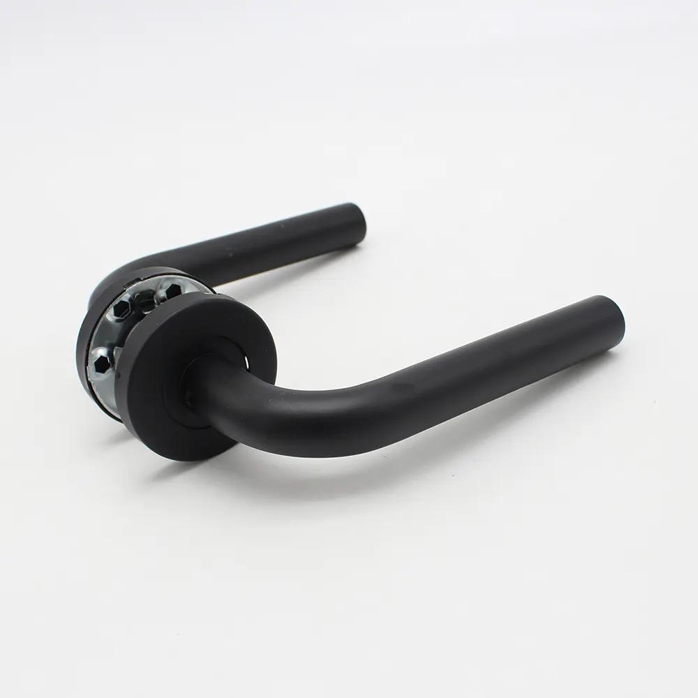 Stainless Steel 304 Door Handle Euro Standard Fireproof Lock Lever for Bedroom/Bathroom.