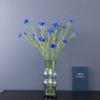 3 Forks/Bouquet Artificial Flower Silk Cornflower Fake Flowers Artificial Plant Decorative Flowers Home Decor Wedding Decor