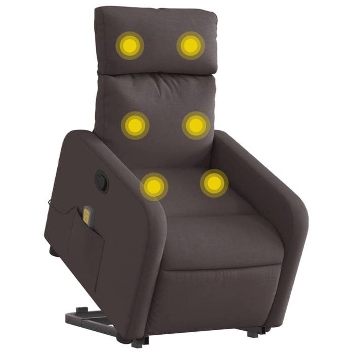 VidaXL Reclining Massage Armchair, Relaxation Chair with Adjustable Backrest and Footrest, Living Room Seat 3206713