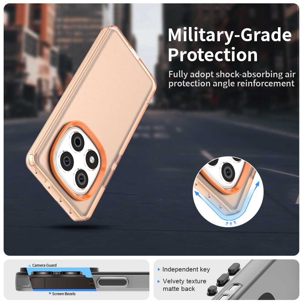 For Xiaomi Redmi Note 14 Pro 4G Case PC+TPU+PET Matte Anti-Drop Phone Back Cover
