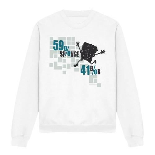 SpongeBob SquarePants Unisex Adult 59% Sponge 41% Bob Sweatshirt