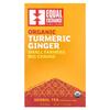 Equal Exchange Turmeric Ginger Herbal Tea, Caffeine-Free, 20 Tea Bags, 36g (1.27oz)