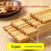 Natural Nan Bamboo Chopsticks Set (10 Pairs)