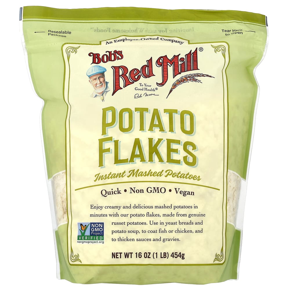 Bobs Red Mill Instant Mashed Potato Flakes, 16 oz (454 g)