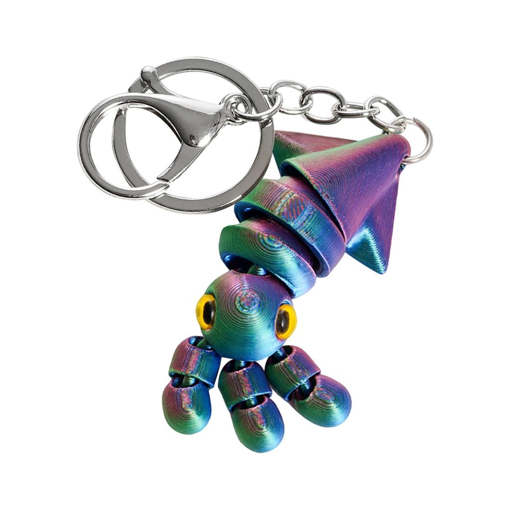 3D Printed Cute Three-dimensional Keychain Schoolbag Small Pendant Gift Small Ornament