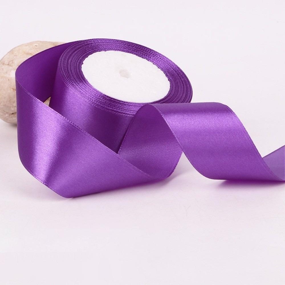 1Roll 1.5 Inch X 25 Yards Solid Satin Ribbons DIY Gift Wrapping Bridal Bouquets Bouquet Ribbons Handmade Bows Cake Packaging