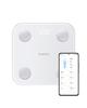 Xiaomi S400 Body Composition App 25 Measureable Body Fat Basal Metabolic Water Heart Muscle High White Scale, Compatible, Items Percentage, BMI,