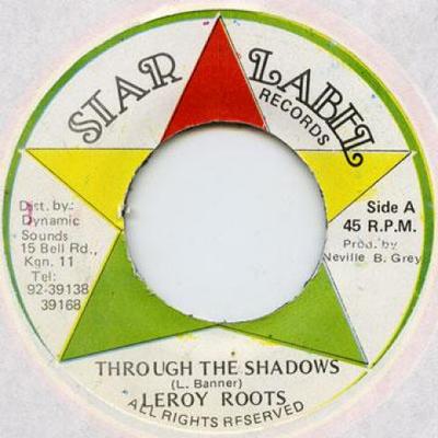 7inch Record LEROY ROOTS - Through The Shadows Star Label 1989 Jamaica Reggae, Ska & Dub