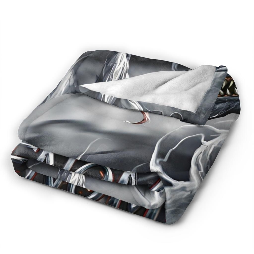 Soft Warm BlanketsKids Travel Venom Bedding Throws  Flannel Bedspread For Living Room Comfortable Sofa Bed Cover