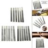 6x Guitar Gauged Nut Slotting File Set,Practical,Sturdy,Luthier,Repairing Tool Kit,Stainless Steel,for Guitar Maintainence ,