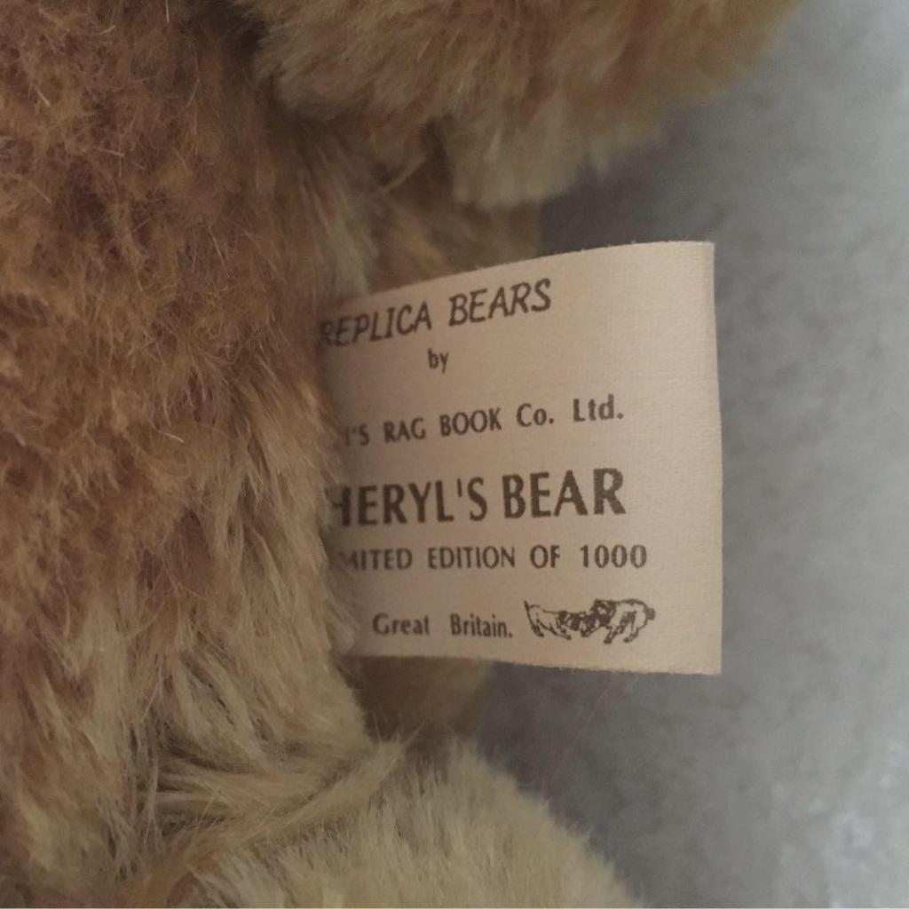 [USED] Rare Dean's Rag Book Teddy Bear Charlie Bears