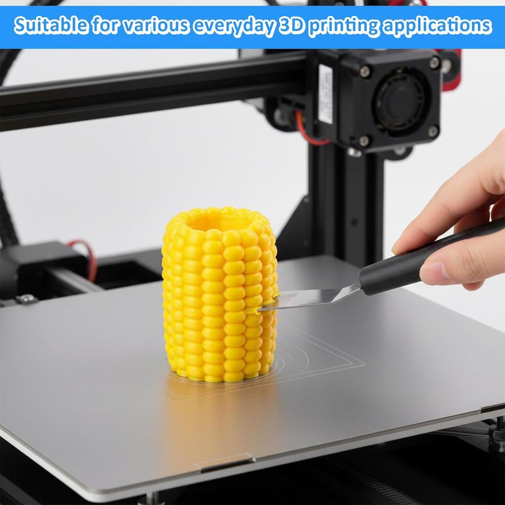 2 STuks 3D Printer Bouwplaat Spatel Hete Bed Verwijdering Universeel Roestvrij Staal Hete Bed Verwijderingstool Schraper voor Glazen PEI Platen