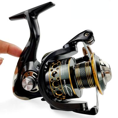 Bobina di metallo per mulinello da pesca 5.2:1 mulinello da pesca alla carpa con cuscinetti a sfera BK2000-7000 Metal Line Cup Sea Tackle