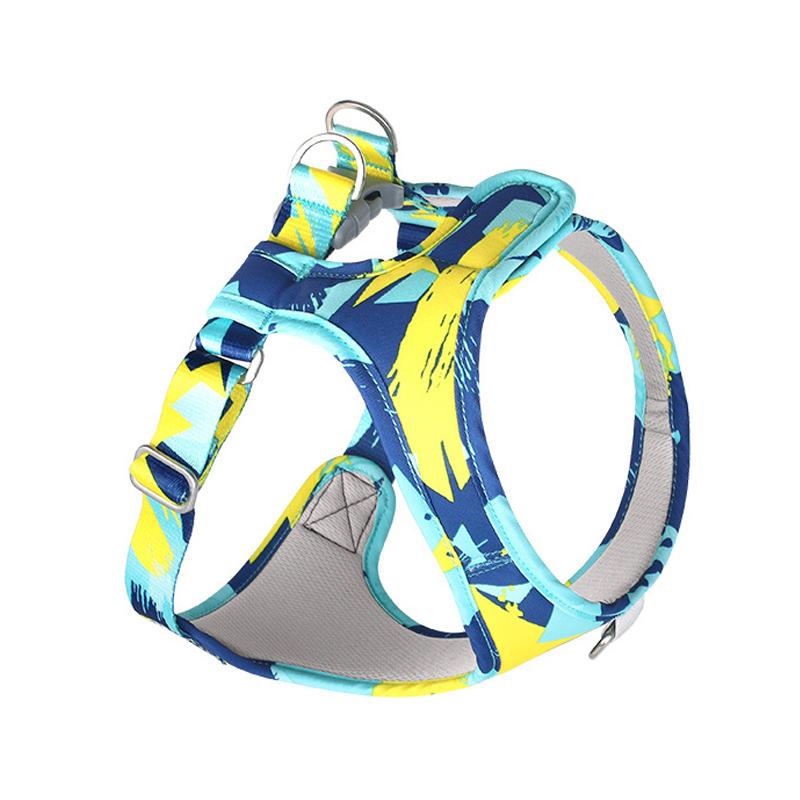 

Шлейка для собак и кошек, регулируемый жилет, поводок для прогулок, поводок для щенков, ошейник из полиэстеровой сетки, шлейка для маленьких и средних собак и кошек XS