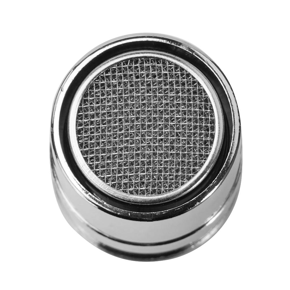 360-Degree Rotate Water Faucet Aerator Brass Faucet Aerator Silver