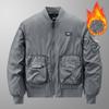 Autumn and Winter Men's Waterproof Bomber Jacket Functional Outdoor Multi-bag Jacket