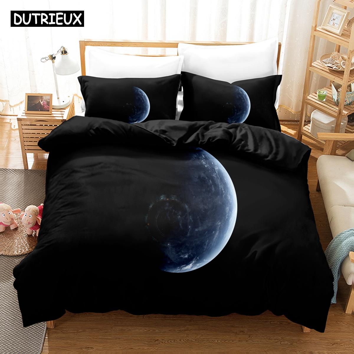 

3D Звездные Постельные Наборы Комплект Пододеяльника с Наволочкой Двуспальный Полуторный Двуспальный Кинг Постельное Белье EU single(135x200cm)