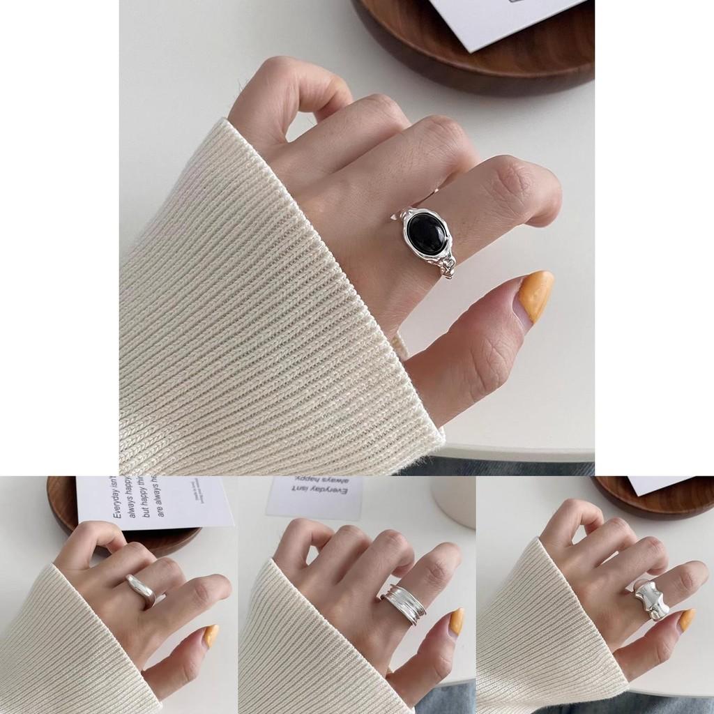 Stylish Korean Fashion Adjustable Open Ring For Women With Trendy Chic Design And Unique Copper Material