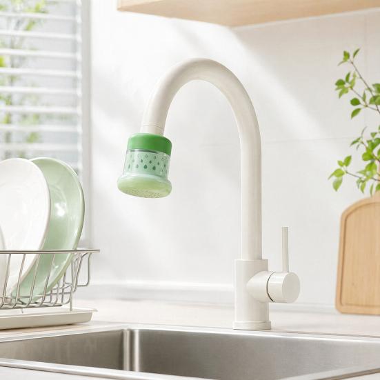 2Pcs Faucet Water Filter for Kitchen Sink, Anti-Splash Tap Filter, Multi-Layer Chlorine Rust Sediment Removers
