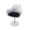 16 Scale Chair, Black with Red Cushion, Figure Doll (Chair, Swivel Chair) (White (Black Cushion)) [Item]