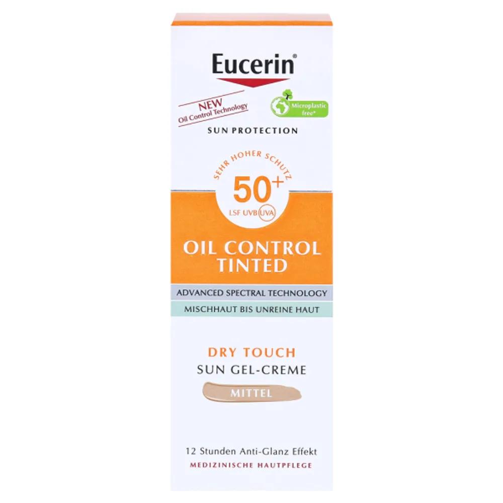 Eucerin Oil Control Tinted Sun Gel Cream SPF50+ Medium 50ml