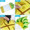 Foldable Fruit Print Floating Water Hammock Lounger Inflatable Pool Float Bed Chair for Summer Home Swimming Pool Lake Beach