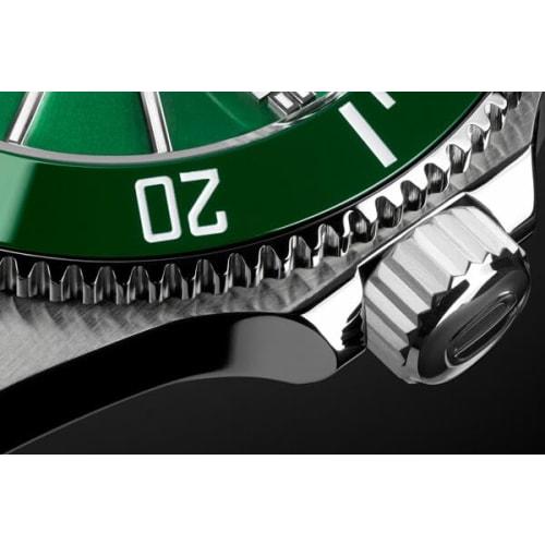 EPOS Men's 500m Water Resistant Automatic Diver's Watch with Ceramic Bezel, Model 3504GRN, Green