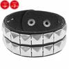 European & American Punk Street Style Rivet Leather Couple Bracelet for Nightclubs