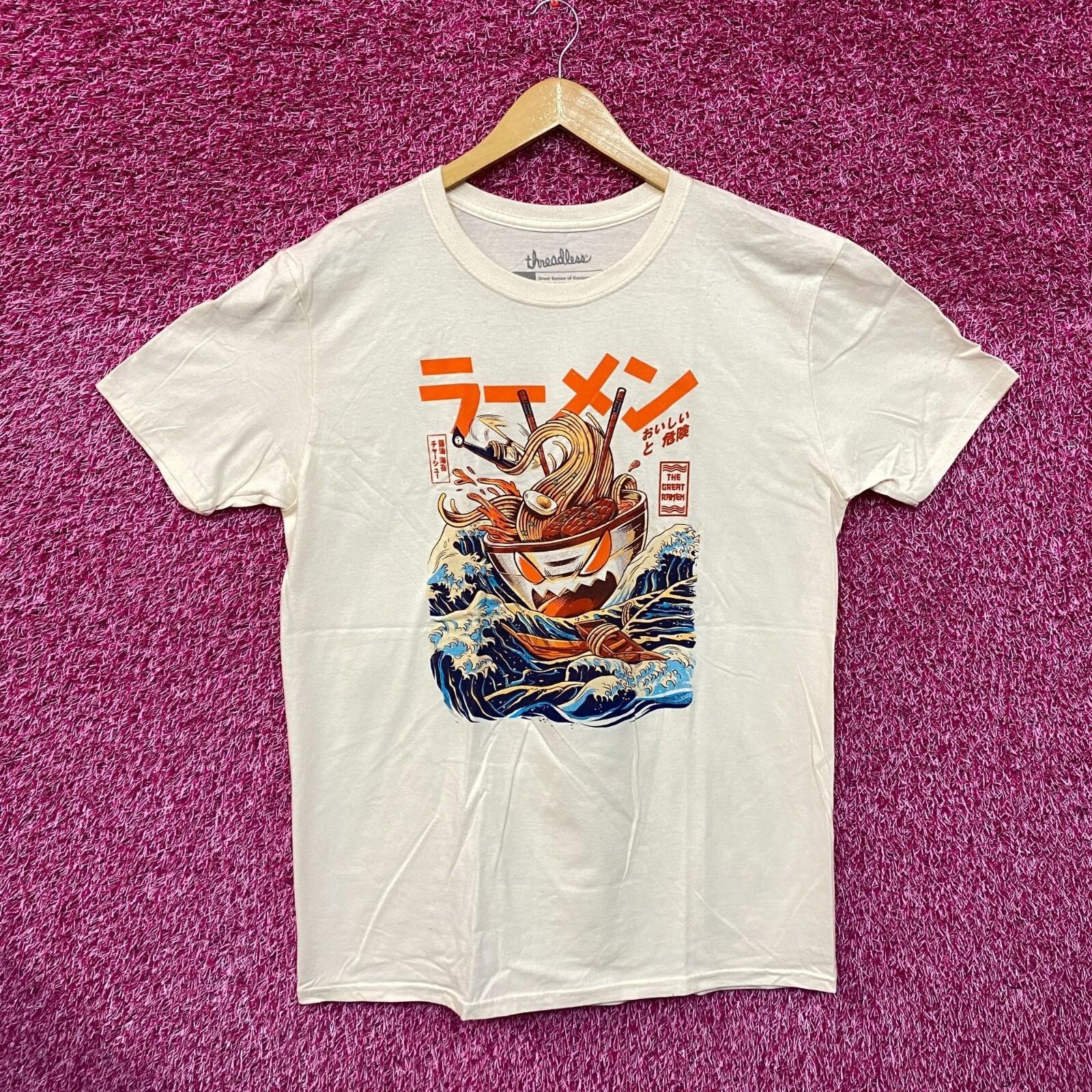 Отличный Рамен из Канагавы Kaiju Ramen Футболка в стиле Поп-арт без принта S