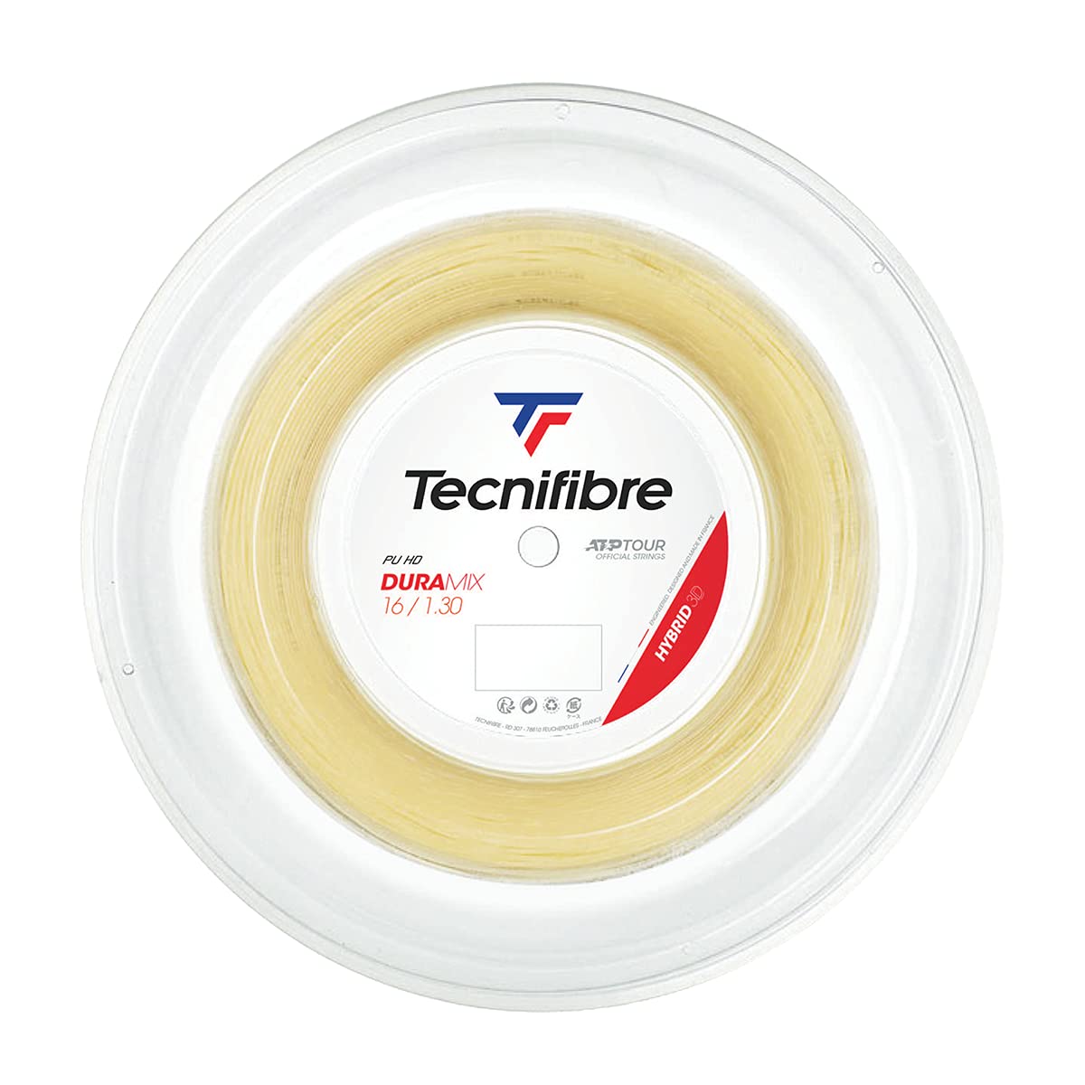 

Tecnifibre Tennis Gut String DURAMIX 200m roll TFR301 1.30mm