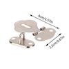 2 Paar/Set Schloss Haspe Haken Latch Lock Scharnier Hardware-Schloss für Schmuck Box Tagebuch Buch Schublade Holz Fall Schnalle