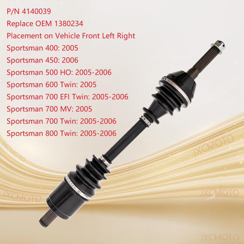 Drive Shaft CV Axle For SPORTSMAN 600 & SPORTSMAN 700 1380218 1380197 1380240 1332288 1332309 1332422 1332347 1332935 1332881