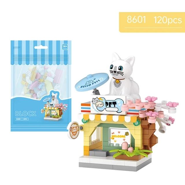 

NEW Building Blocks City View Scene Coffee Shop Retail Store Architectures model Assembly Toy Christmas Gift for Children