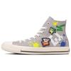 Splatoon3 X All Star High Top Canvas Shoes Unisex Gray 31312950210