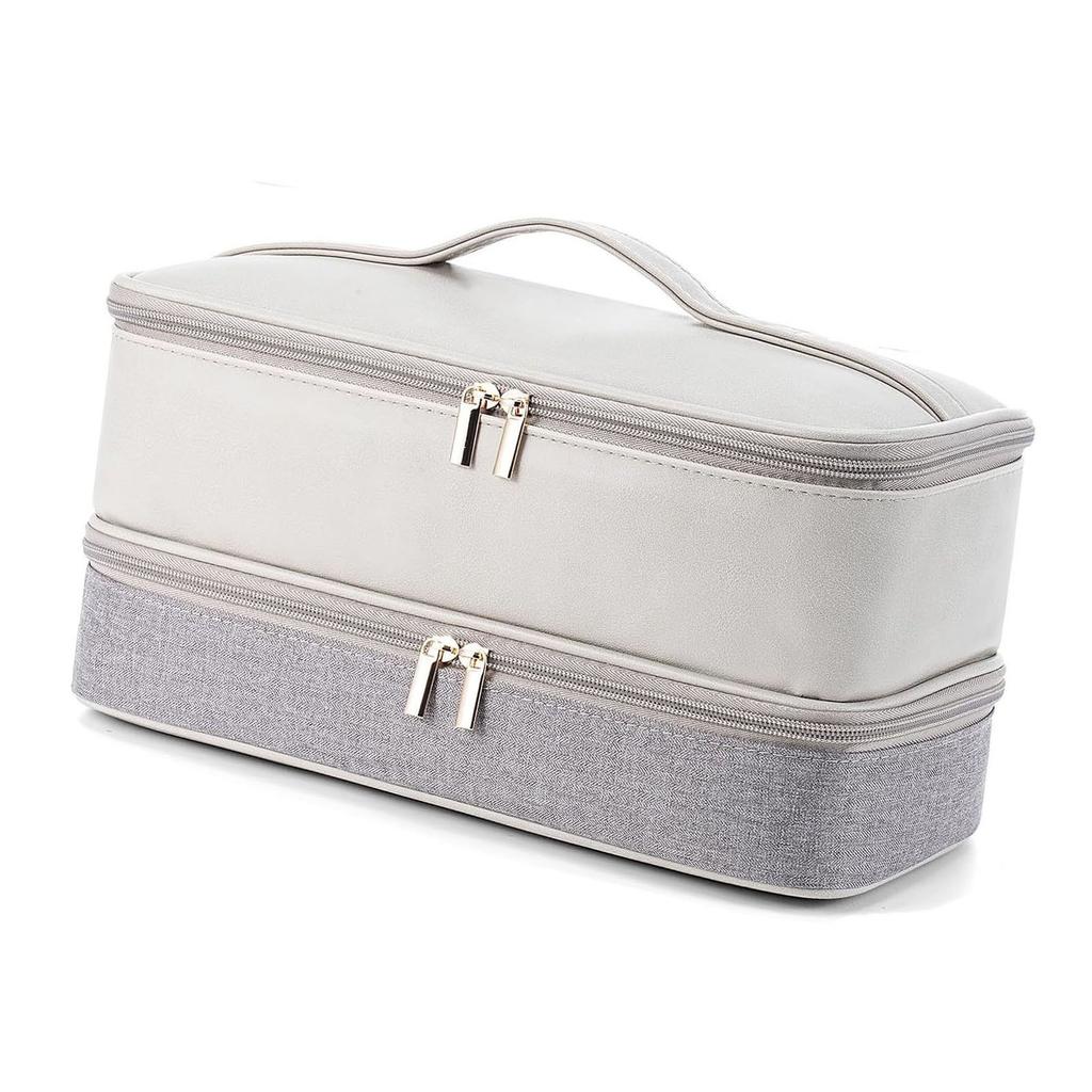 Carrying Case Fit for Shark Hair Dryer Double Layer Water Proof Hair Tools Travel Bag Storage Case for Curling Iron